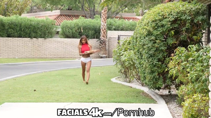 FACIALS4K Multiple Cum Explosion Facials All Over Friendly Neighbor