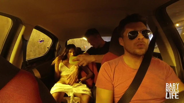 BABY NICOLS FUCKING HER TINDER DATE ON AN UBER !!!!