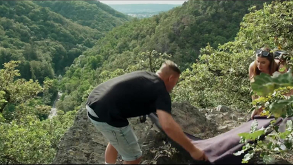 VIP4K. A young lady is having rough sex with 2 huge cocks while her husband is watching and enjoying