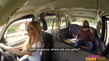 Female Fake Taxi - Fucking on their way to SEX ADDICTION therapy