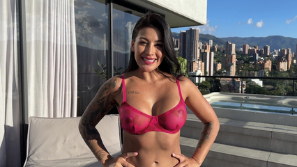 FREE FULL VIDEO - Curvy Mariana Martix Giving My Welcome To Medellin