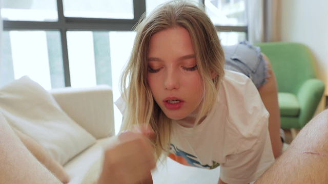 cute stepsister loves to play, but I gave her a better gamepad | Anastangel