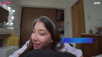 Schoolgirl plays with my big cock and dares anal sex